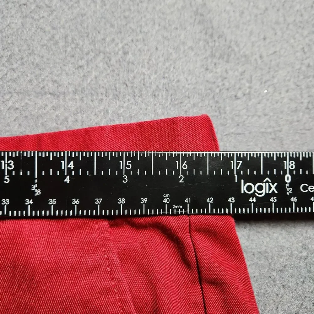 J. Crew Chino Pants Men 32X30 Red The Sutton Straight Leg